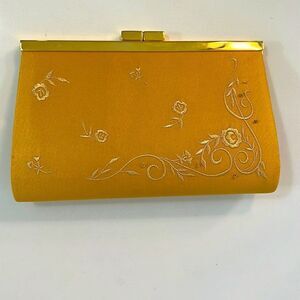 Clutch gold color. Great condition